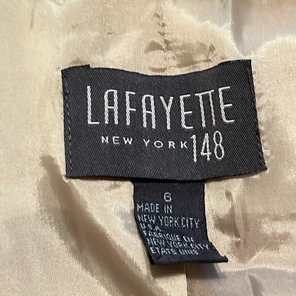 Lafayette 148 3pc gold skirt suit - Picture 6 of 8